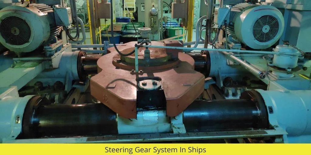 Steering Gear In Ship