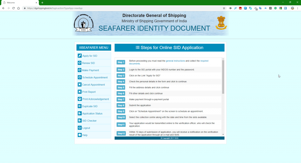 Seafarer Identity Document